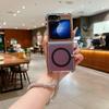 Samsung Z Flip 7 Chameleon Magnetic Case with Diamond Lanyard