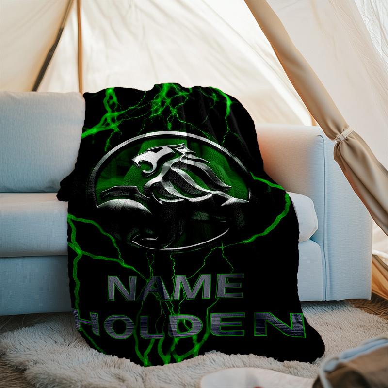 Customizable Football Throw Blanket – Personalized Name, All-Season Cozy Snug Blanket, Machine Washable, Personalized Blanket