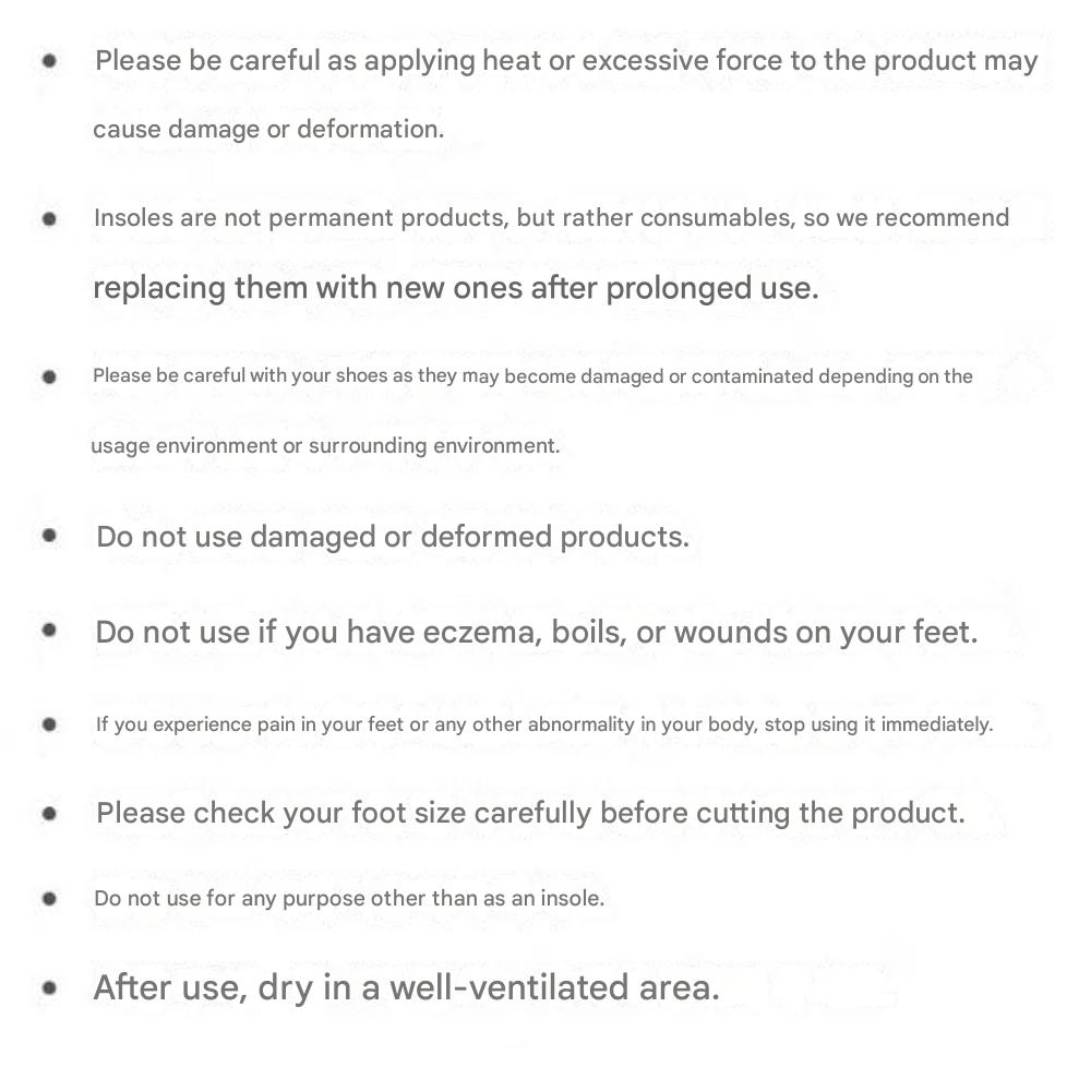 Soft Thermal Insole 250~280mm (9.84~1.02 in.)
