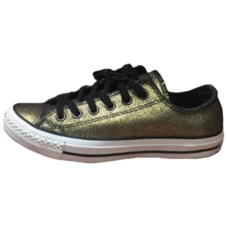 

Converse All Star Fashion Низкие парусиновые кеды Женские кроссовки Золотые 550731C 35