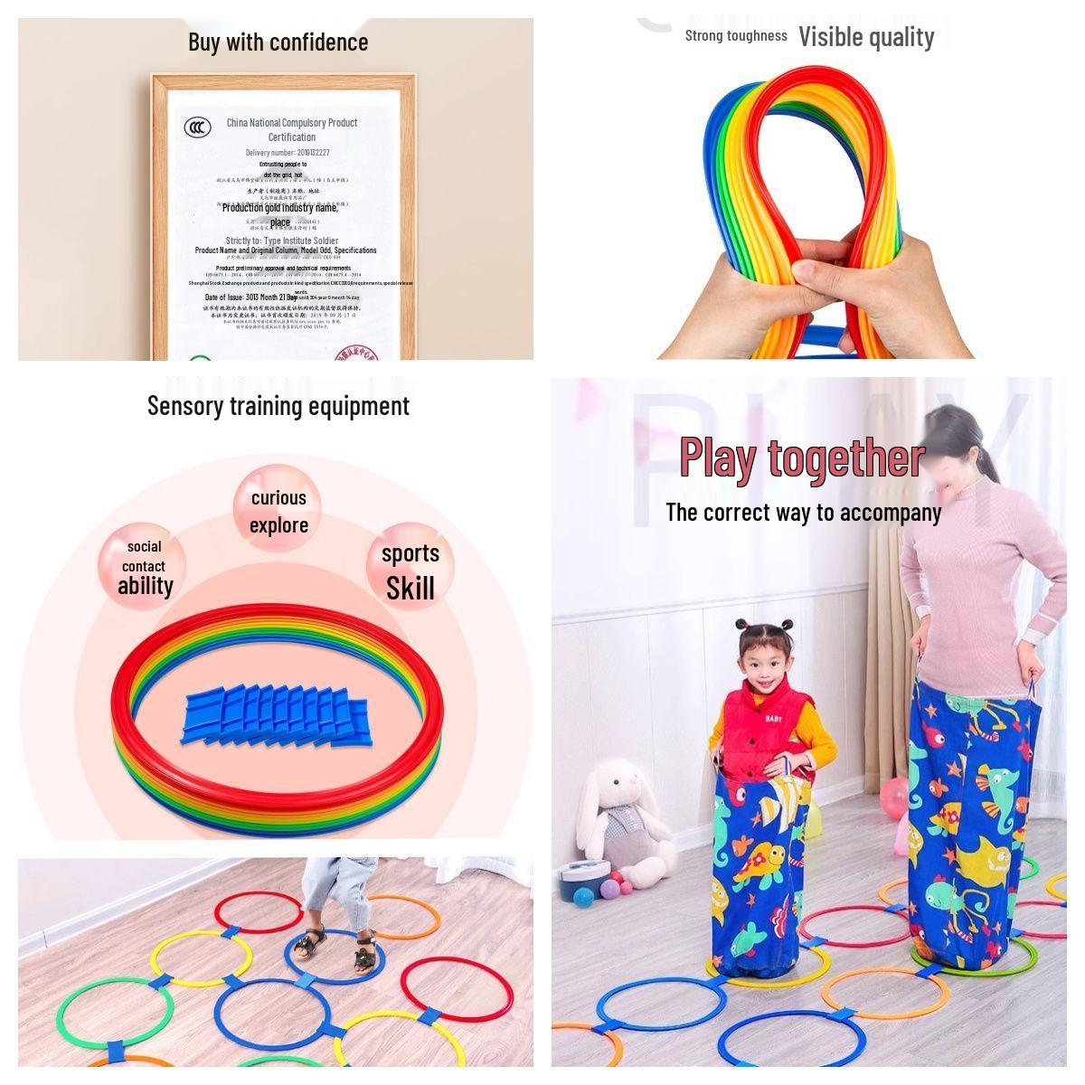 

Детские круги для классиков для дома - Игрушка для сенсорной интеграции и физической подготовки малышей