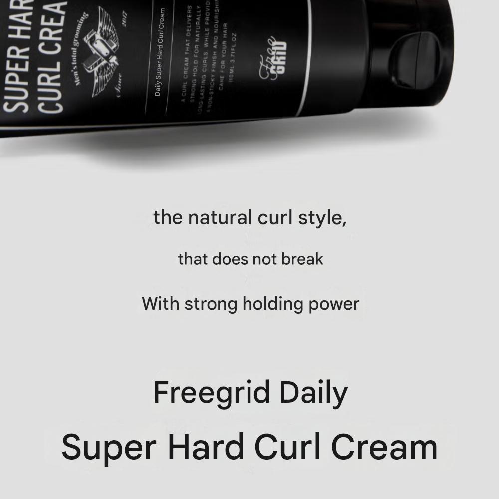 Freegrid Daily Super Hard Curl Cream 110 Ml (Styling & Hair Care)