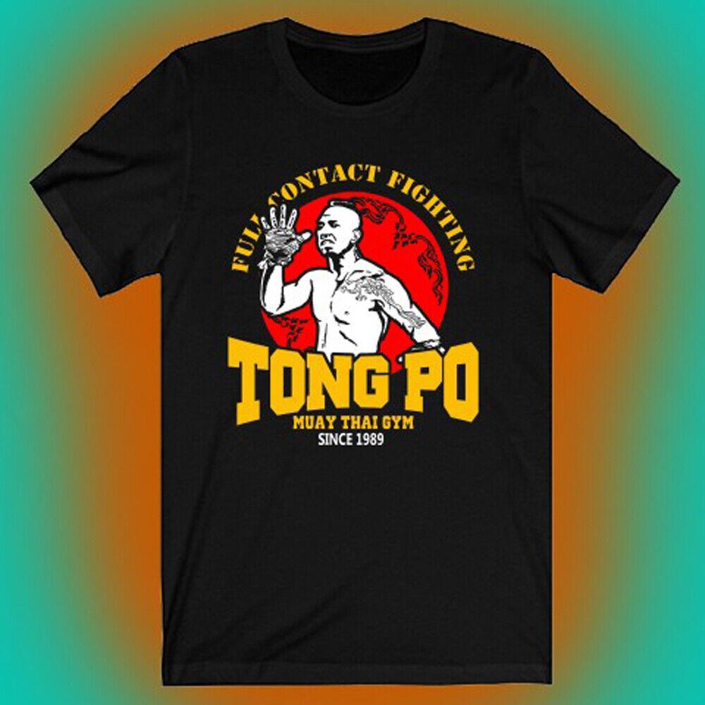 

Черная футболка унисекс с логотипом Kickboxer Tong Po Muay Thai Fighter Gym