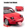 1/32 Mazda MX-5 miniaturní odlitek Miata Roadster hračka model auta zvuk a světelné dveře otevíratelné sběratelský dárek pro děti chlapce i dítě