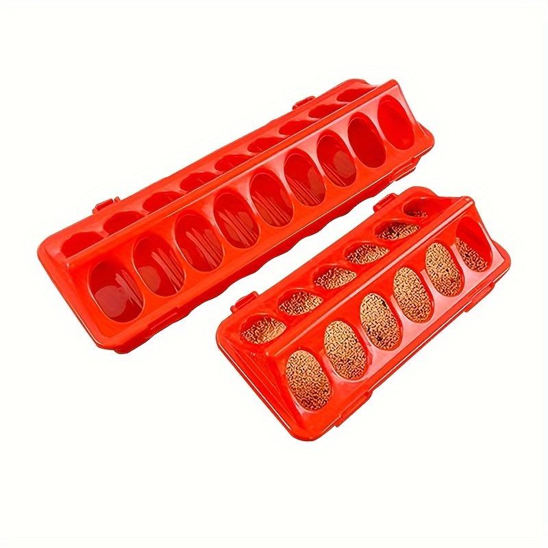 Feeding Equipment for Pet Birds Including A Waterer and Trough for Pigeons, Parrots, Chickens, Chicks, and Ducks, Sold As A Single Piece