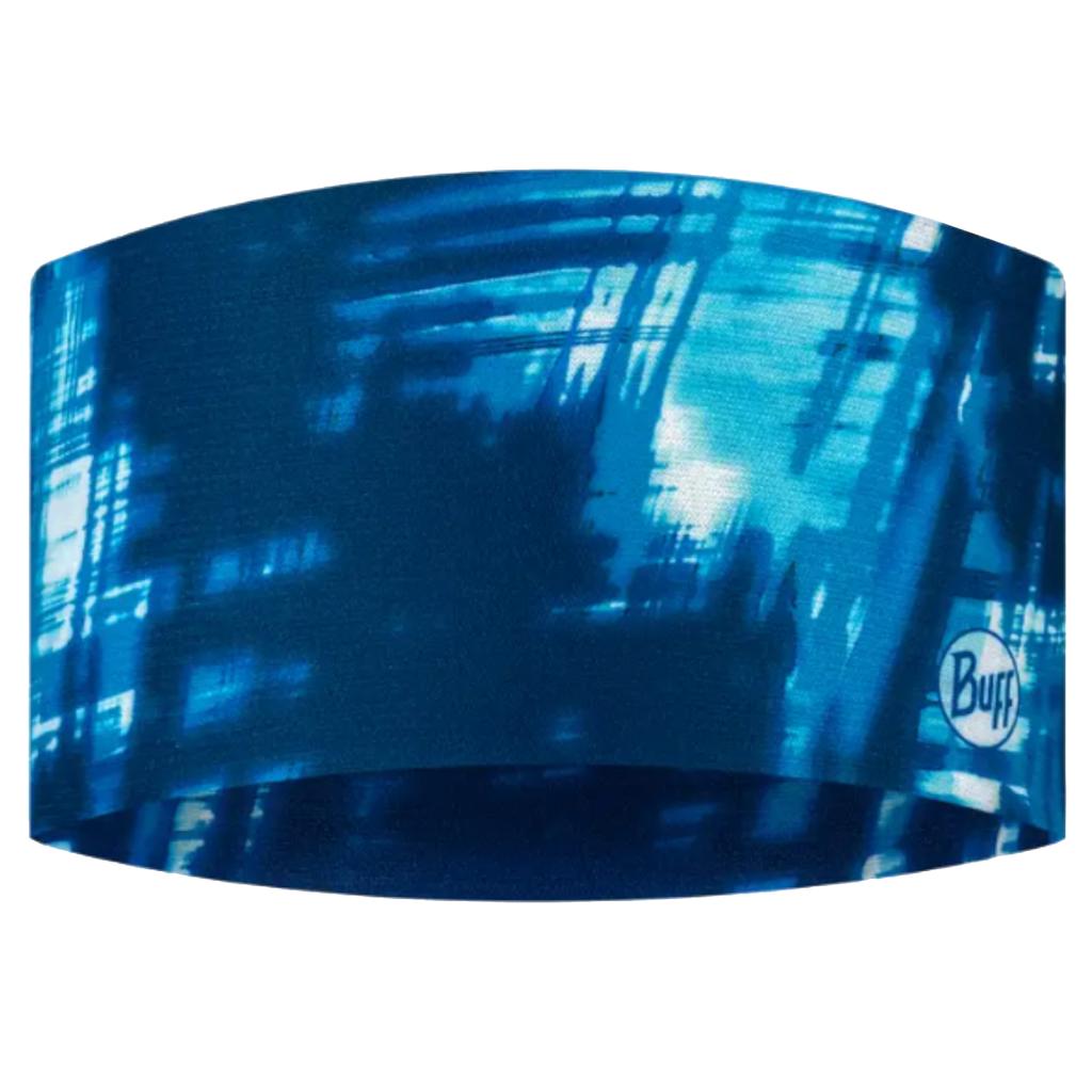 Buff CoolNet UV Wide Headband, Unisex blue Headband