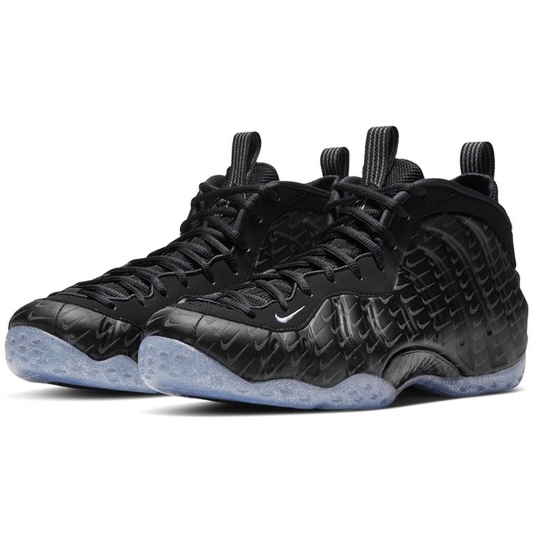New Nike Air Foamposite One All Over Swoosh Black CV0369-001