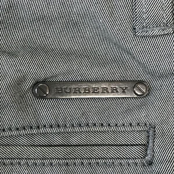 Burberry Od Sanyo Shokai Zúžené kalhoty Šedé Pánské M/85 Vnitřní délka nohavice 82 cm(POUŽITÝ)