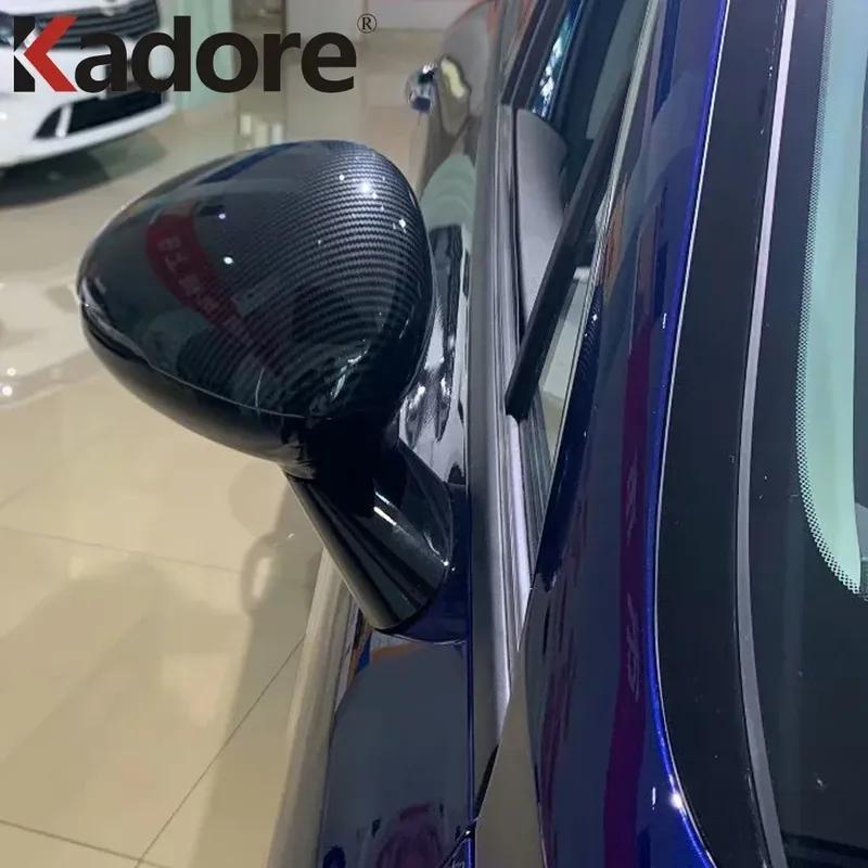 Rearview Mirror Cover Trim For Kia K5 Optima DL3 2024 Carbon Fiber Car Side Wing Mirrors Cap Overlay Accessories