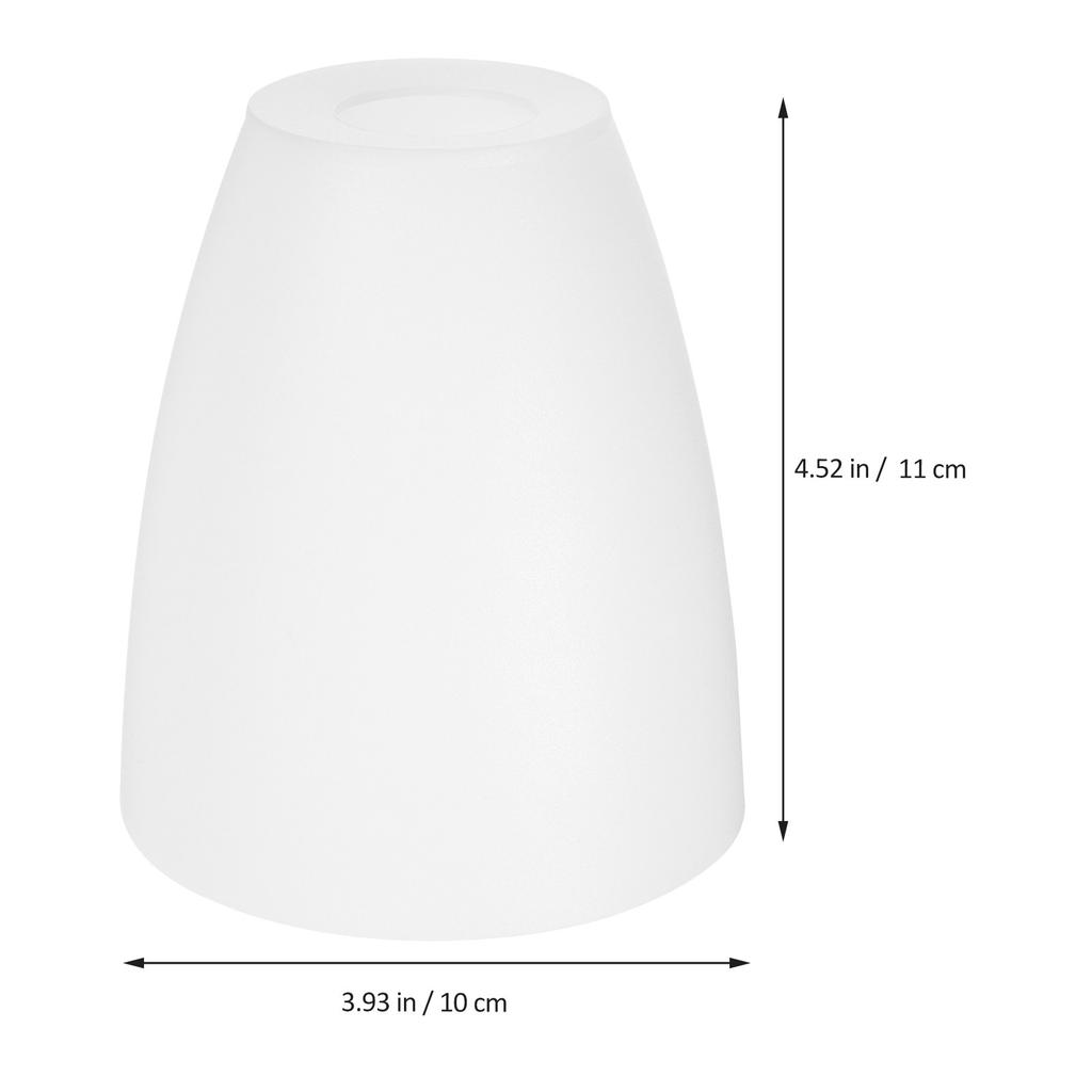 Universal Flat Head Lamp Shade Plastic Cover for Table Desk Wall Floor Lamp Easy Install Decorative Lighting