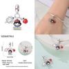 New 100% 925 Silver Pumpkin Car Princess & Cactus Pendant Fit 925 Bracelet Jewelry Making Women Gift