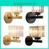 Modern Square And Circular Crystal Wall Lamps For Living Room And Bedroom Decor