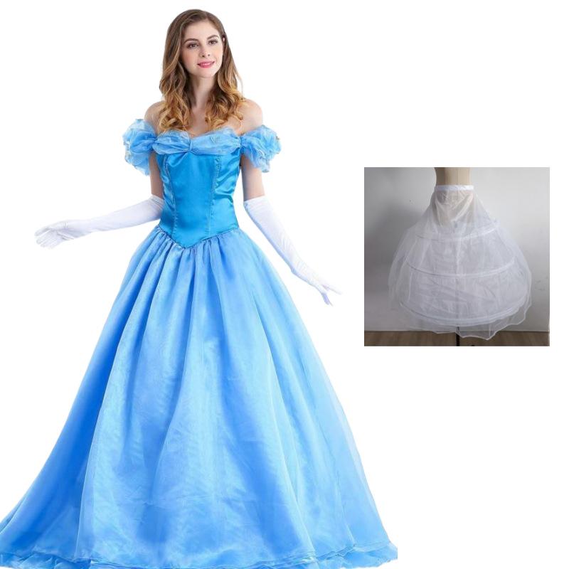 European & American Halloween Snow White Fairy Tale Cosplay Costume Dress