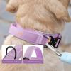 Adjustable Pet Dog Collar Polyester Fiber Pet Reflective Collar Dog Training Collar  Outdoor