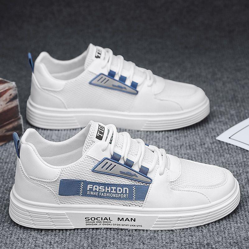 Fashion Men Casual Sport Shoes Breathable Lightweight Sneakers Outdoor Mesh Black Running Shoes Athletic Jogging Tennis Walking Shoes
