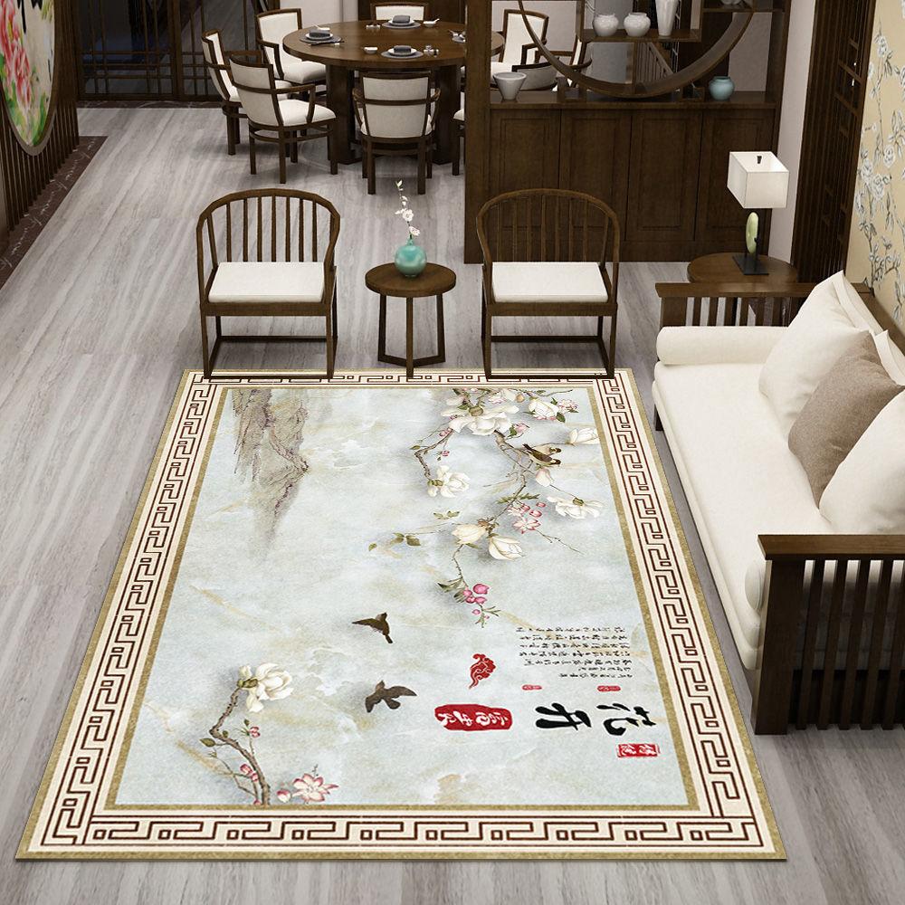 New Chinese Style Carpets for Living Room Lounge Rug Entrance Door Mat Bedroom Carpet Coffee Tables Mat Area Rug Large Washable