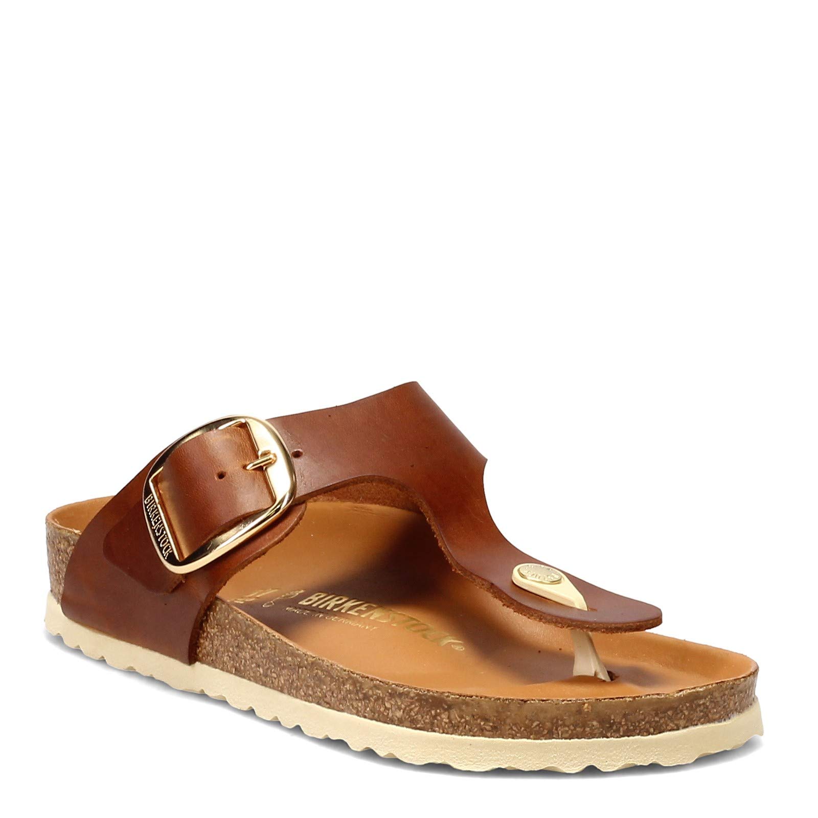 

Birkenstock Gizeh Big Buckle Sandals in Cognac US Size 6 M Women s Brown,