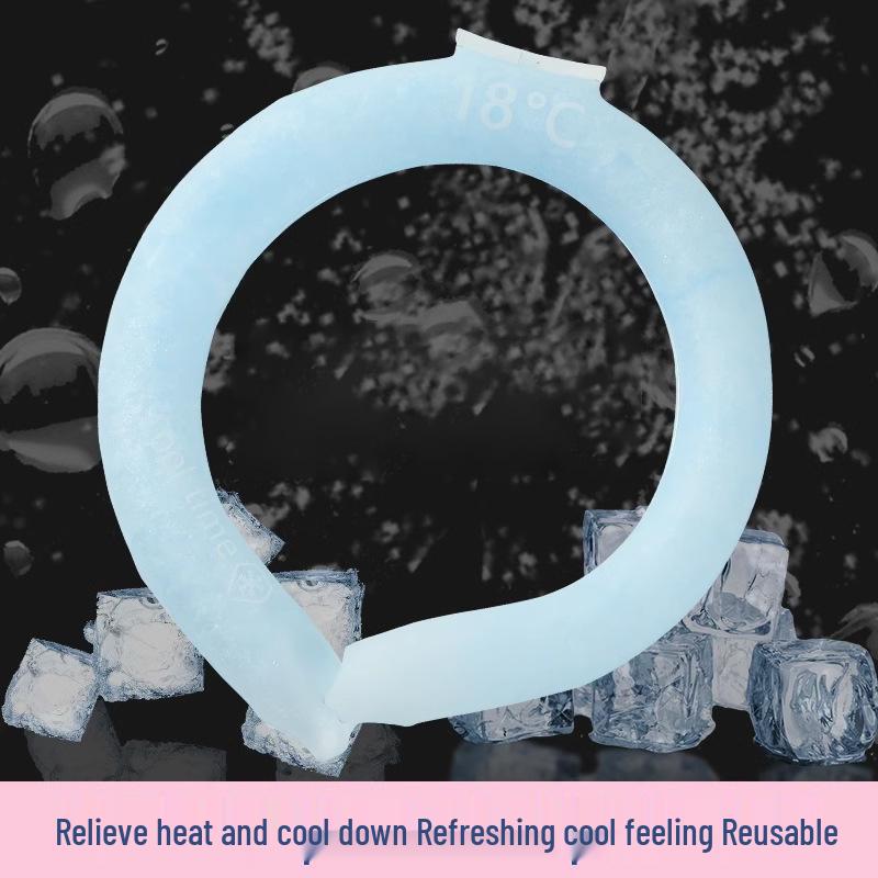 Neck-Hanging Cooling Ring: Summer Ice Sensation with Constant Temperature - Newcomer Discount 5 Yuan