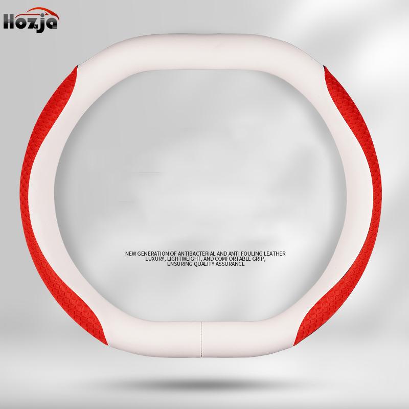 Leder Lenkradbezug für KIA EV6 GT-line EV6   2024 2025 Atmungsaktiv Rutschfest Car-Styling Autozubehör