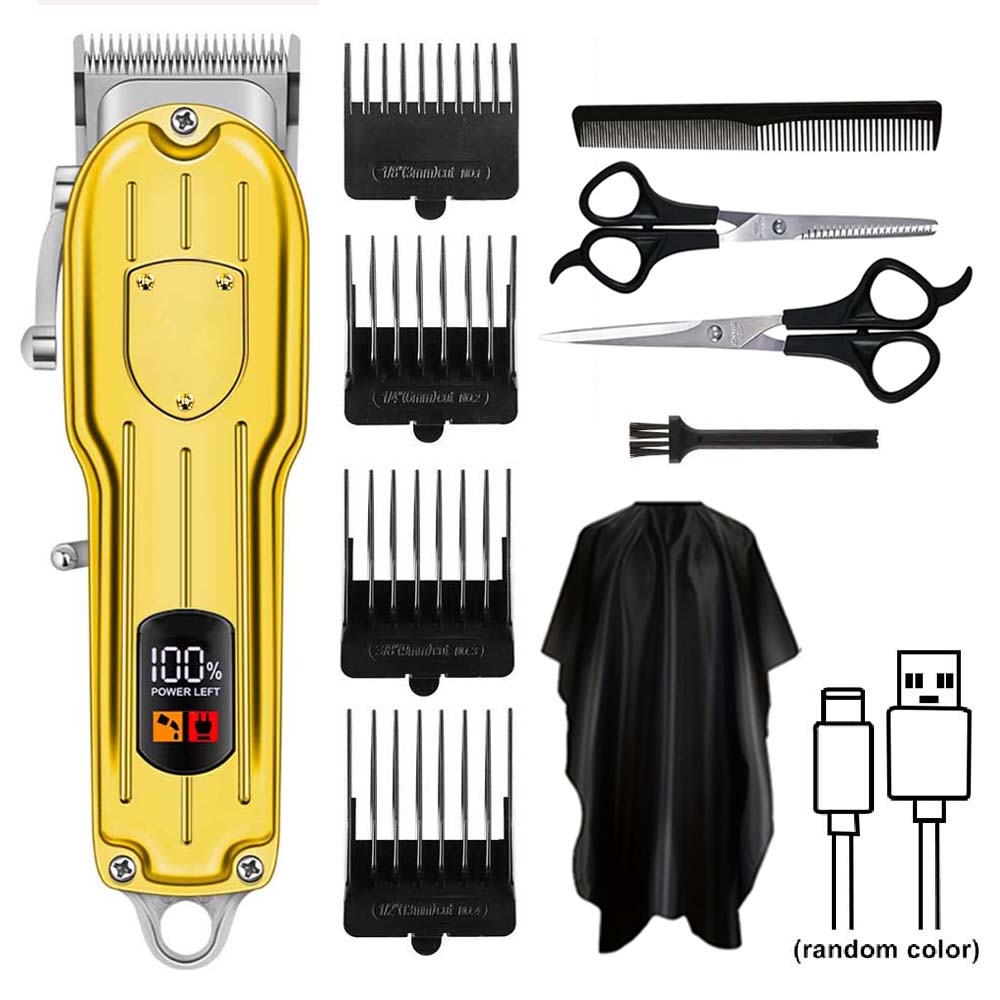 Professional Cordless Hair Clipper For Men, Beard Trimmer, Rechargeable Hair Clipper, Suitable For Home, Barber Shop