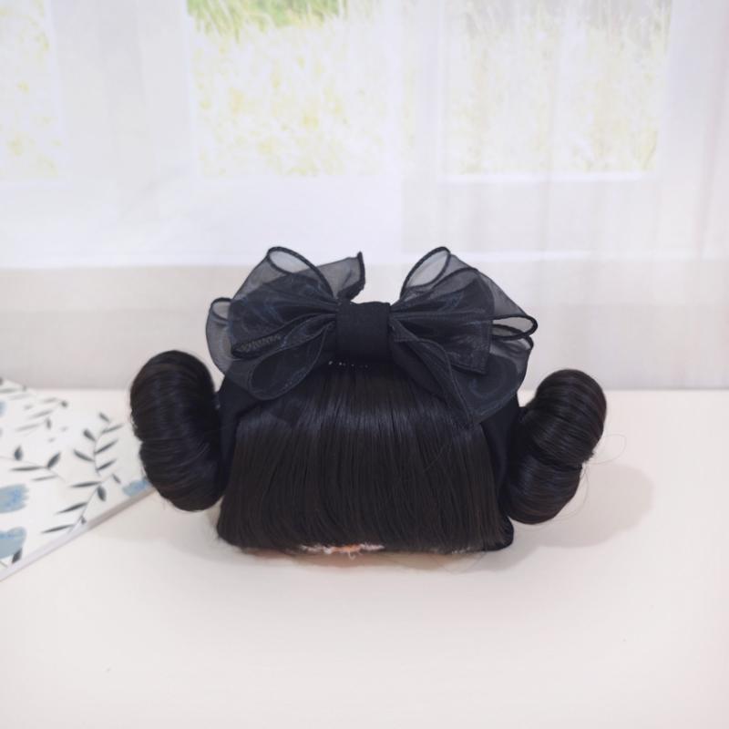 1Pcs Cute Bow Baby Girl Wig Hat Hairpiece Christmas Newborn Children Kids Girls Cosplay Headbands Year Hair Accessories