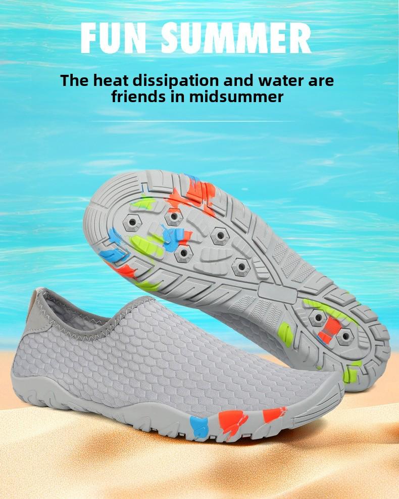 Summer Unisex Non-Slip Water Shoes: Breathable Beach and River Tracing Outdoor Swim Shoes