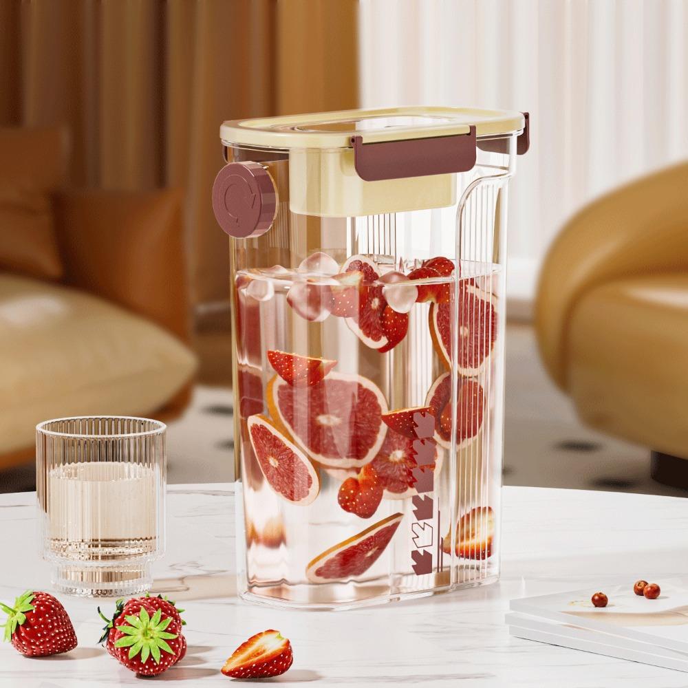 

Летний кувшин для холодильника с краном, контейнер для напитков с фруктовым чаем, портативный кувшин для воды, для зерна/риса/бобов