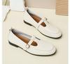 Small leather shoes, black soft-soled casual shoes, leather breathable, lightweight and comfortable work shoes