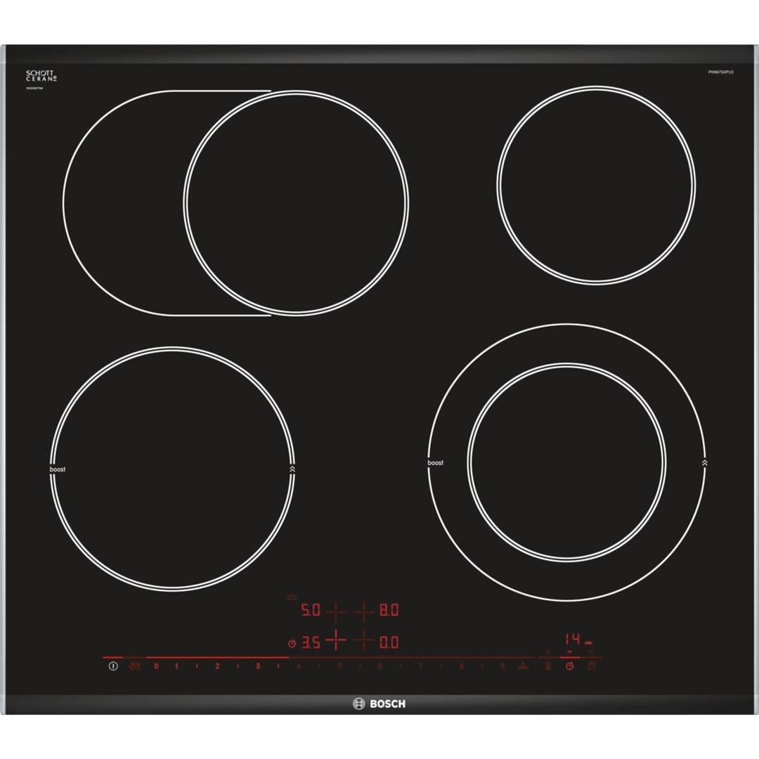 Bosch Placa Vitrocerámica Pkn675dp1d 52,7 Cm 60,6 Cm Negro , Leroy Merlin - Imagen 3
