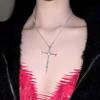 Original Skull Cross Necklace Pendant for Women and Men - Dark Style Trendy Accessory