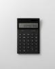 Plus Minus Zero M for business and retail easy tax stylish design ±0 Calculator, (Black), 12-digit display, use, conversion, all-black