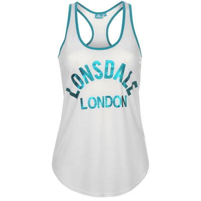 Lonsdale Logo Women's T-Shirt, White, Size XL