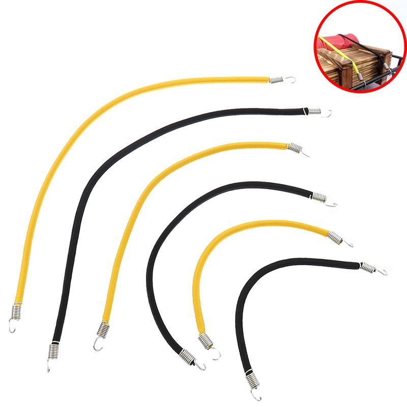 5pcs Elastic Bungee Cords For RC Crawler Cars – Roof Rack Straps With Hooks For Axial SCX10, TRX4, TRX6