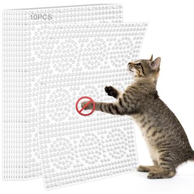 Uross Cat Repellent 10 Pieces 41 X Cat Spiky Sheet with Special Hexagonal Cat Repellent Pest and Cat Entry Prevention Cat Scare Spike Cat Deterrent