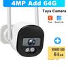 Tuya Bullet Camera Outdoor 4MP 5G WiFi IP Camera 120° Wide Angle Smart Home Security Protection CCTV Surveillance Cameras Alexa