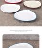 Melamine Porcelain Triangular Plate for Hot Pot & BBQ Restaurant Use