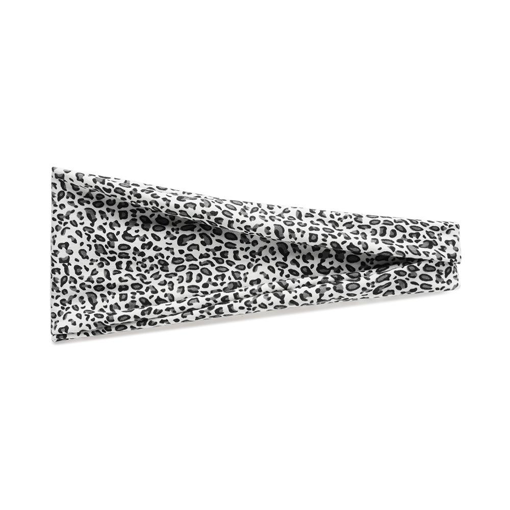 Dámská sportovní jógová pot absorbující čelenka - Široký okraj, Tištěný design, Vlasový doplněk