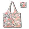 Large Floral Pattern Foldable Tote Bag - Portable, Sturdy, Eco-Friendly, Wear-Resistant for Grocery Shopping