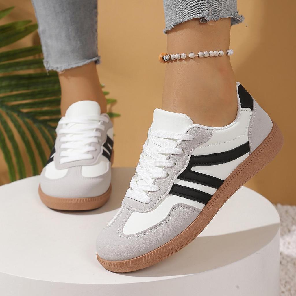 2024 Übergröße Damen Rutschfeste Lässige German Trainer Sneaker - Leicht & Geschnürt