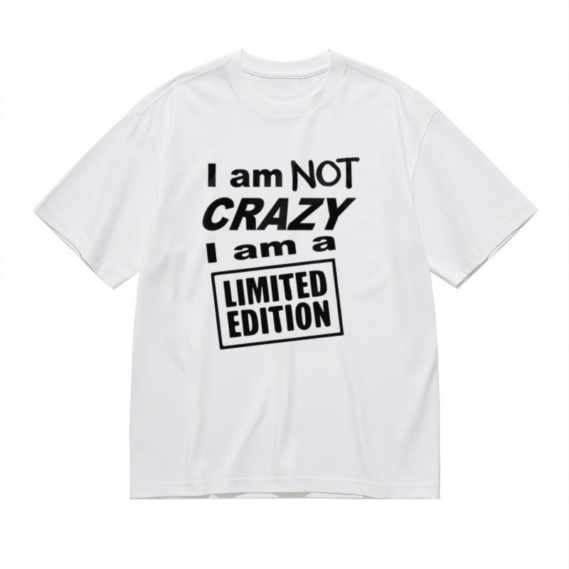 

Men s Fashion Classic T-Shirt Unique Limited Edition Slogan Graphic Tee M