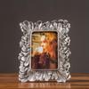 WTEMPO 1PC European and American Style Retro Palm Leaves Shaped Photo Frame, Solid Color 5-inch Picture Frame, Home Creative Photo Frame Decoration