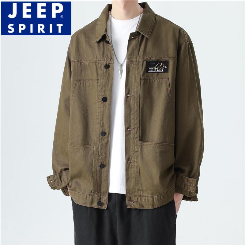 JEEP SPIRIT Men's Casual Outdoor Windproof Jacket