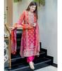 Beautiful Designer Chinon Kurti Set Women Bollywood Party Wear Kurta Pant Dupatta Set Salwar Kameez
