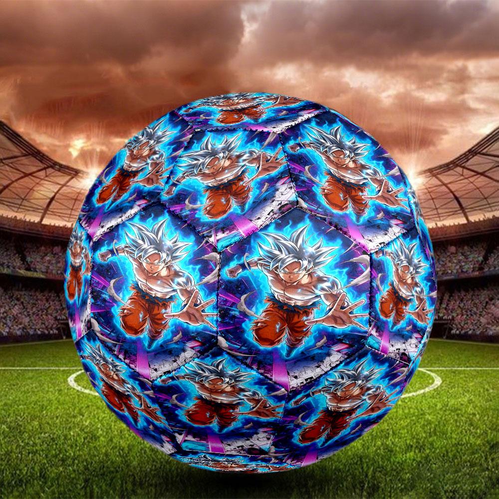 DRAGON BALL Print Size 5 Soccer Ball, Standard Match Football for Sports Game and Team Practice, Ideal Gift for Soccer Fans