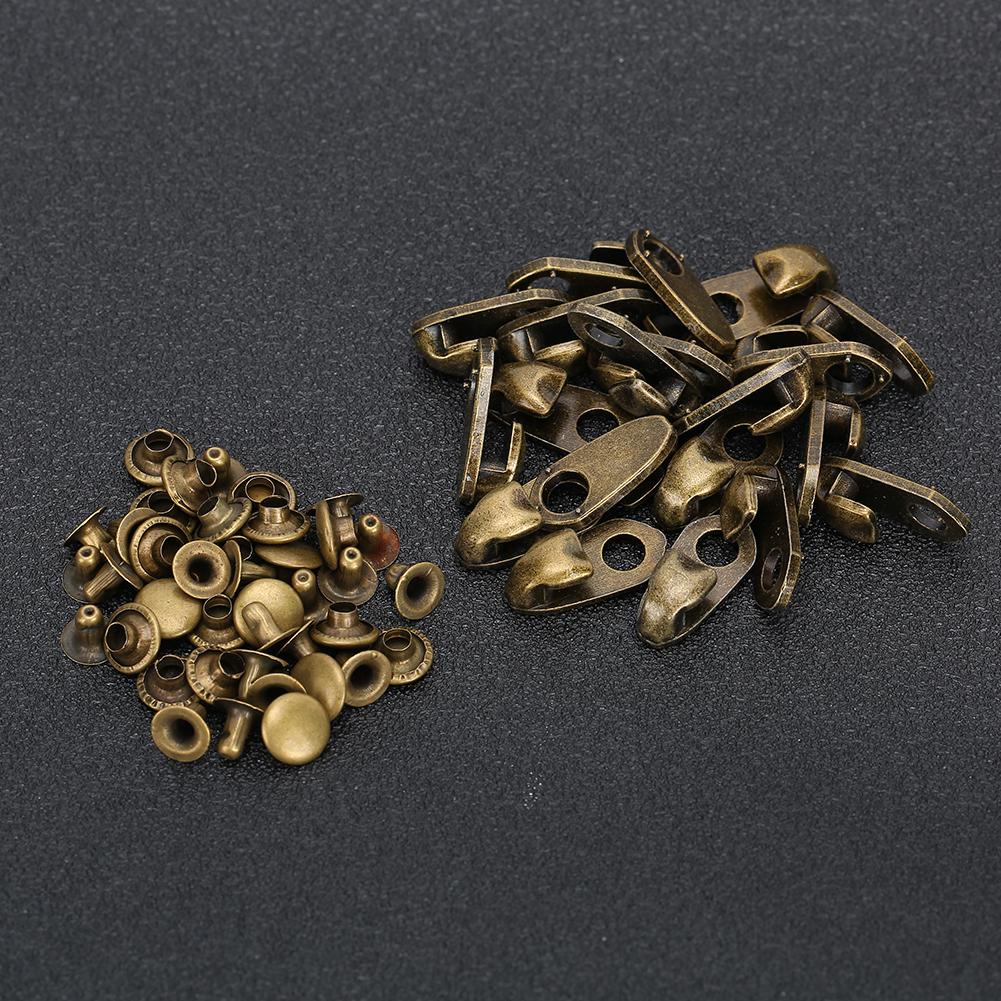 Slitinové boty Hákové nýty s páskou Bronzová Turistická obuv Spojovací kus Oděvní doplňky