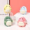 Adorable Plush Dinosaur Keychain Cute Fat Ball Dinosaur Backpack Accessory Soft Pp Cotton Stuffed Animal