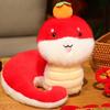 Cute Snake Plush Doll Toy 25cm Lucky Snake Doll Plushies Snake Year Mascot Toy  Birthday Gifts