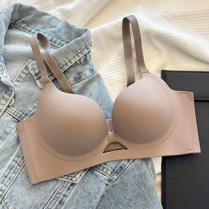 

dy Lift small breasts, gather and show large upper support, prevent sagging, close secondary breasts, no steel ring, comfortable and seamless bra xl [suitable for 38/8bc]