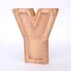Wooden Letters Piggy Bank DIY Creativity Coin Banknotes Children's Money Box Funny Money Organizer Storage Box Home Decors