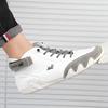 Men's Ankle Boots Winter 2025 Men High Top Sneakers Outdoor Lace-Up Casual Leather Shoes Fashion Loafers Luxury Motorcycle Boots